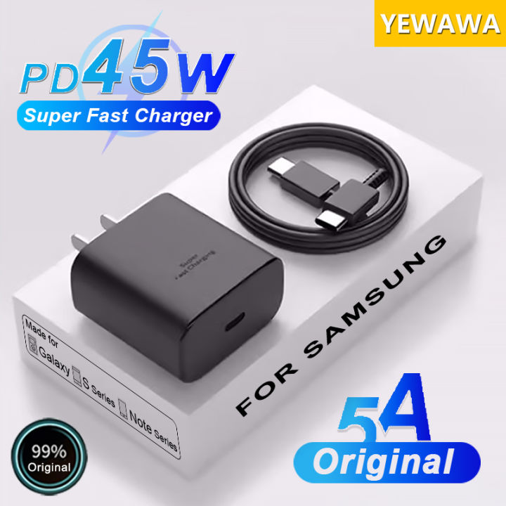 Cargador Samsung 45w certificados tipo C-C
