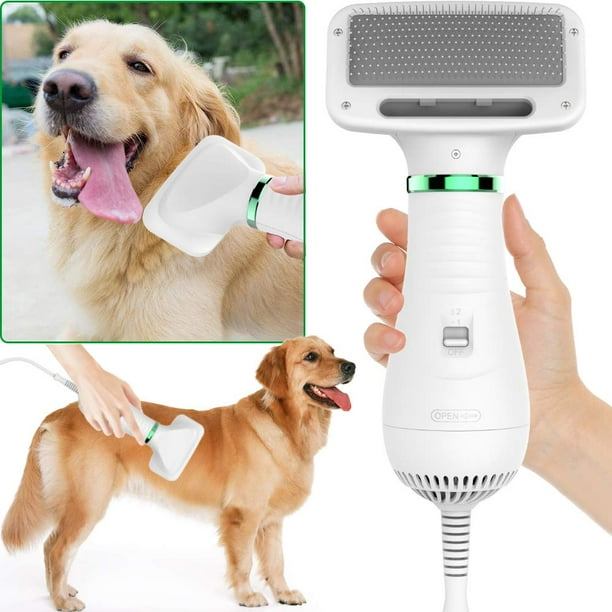 Cepillo eléctrico y secador de pelo para mascota