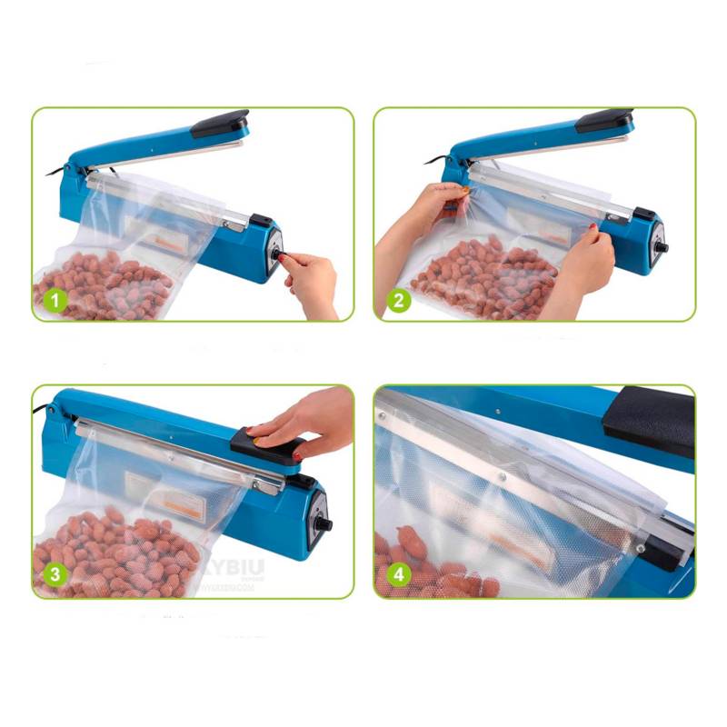 Selladora térmica para sellar bolsas 200mm
