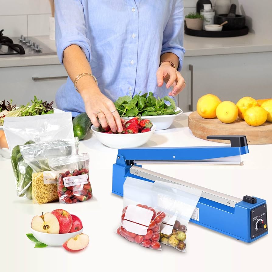 Selladora térmica para sellar bolsas 200mm