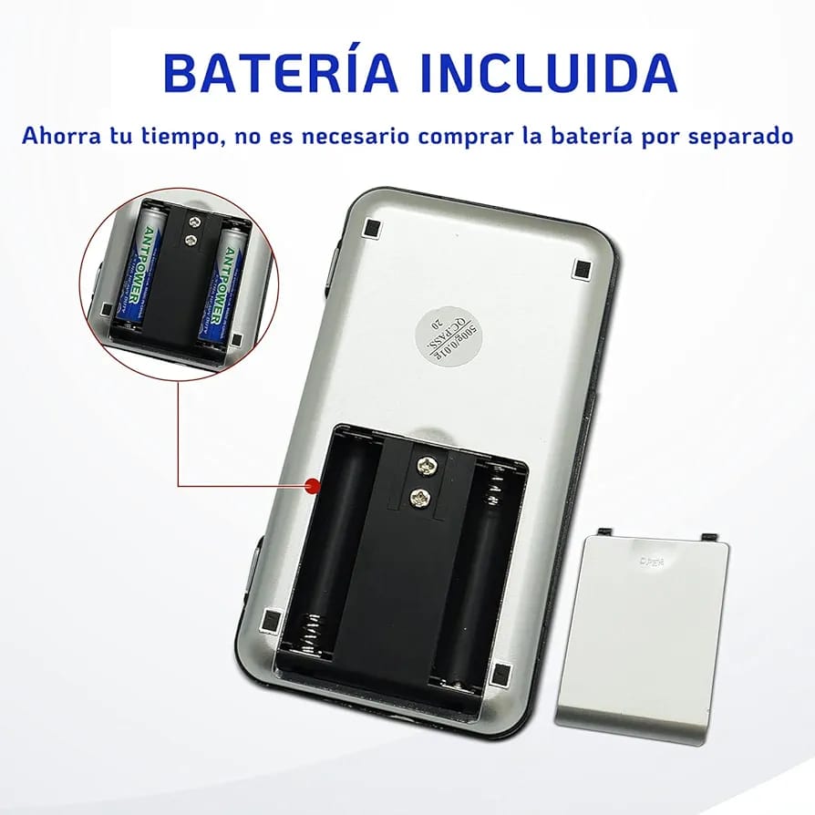 Mini báscula para gramos y onzas de bolsillo