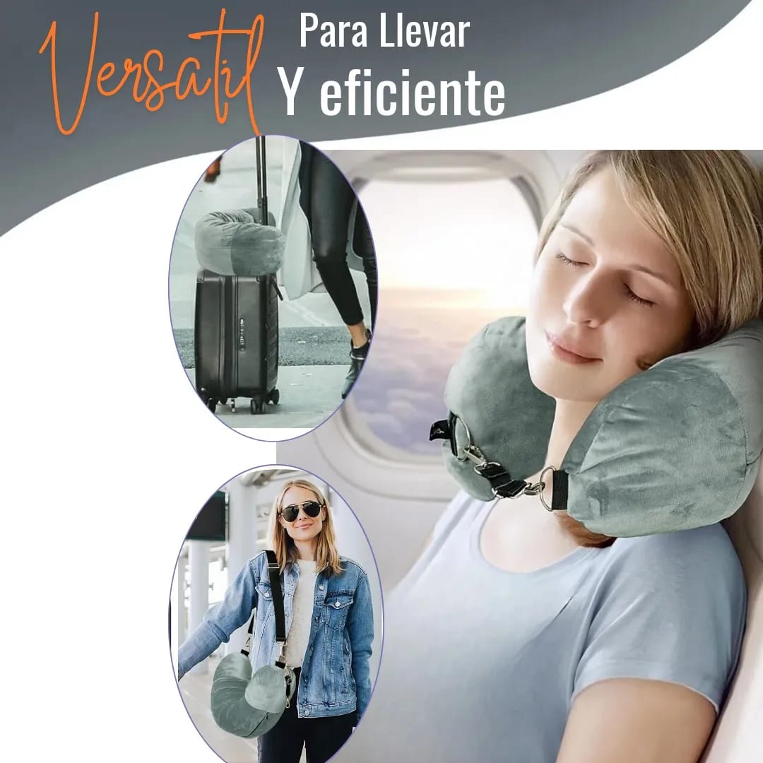 Almohada de cuello ajustable gran capacidad