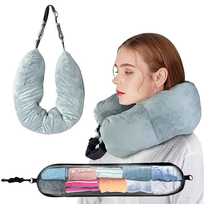 Almohada de cuello ajustable gran capacidad