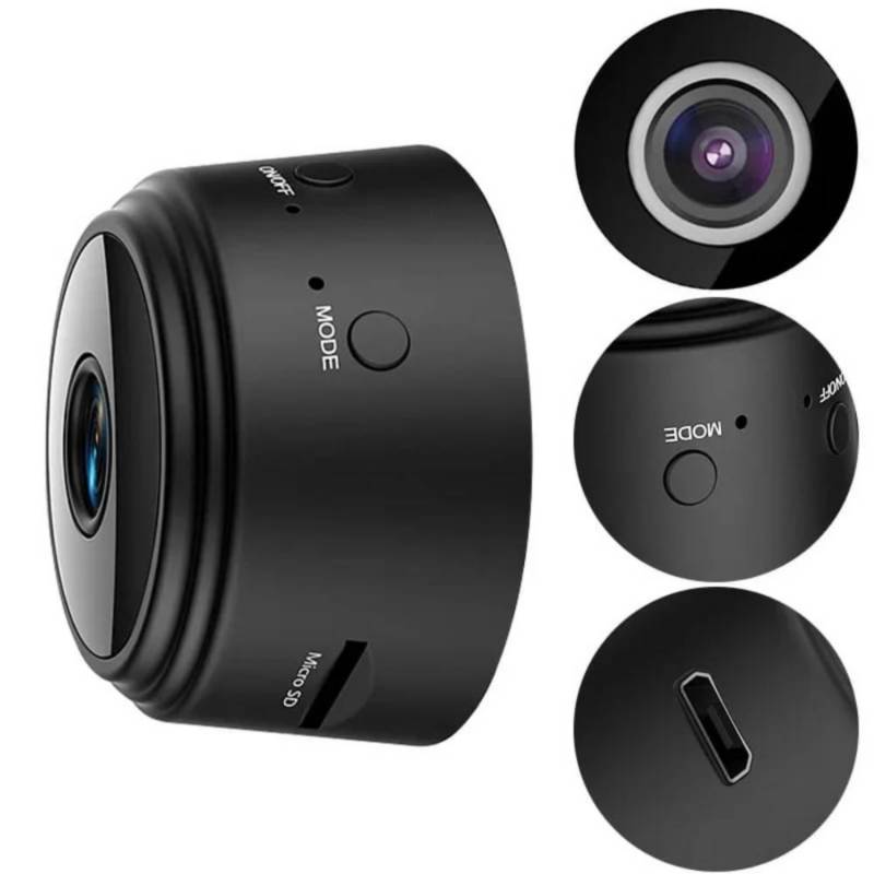 Mini cámara inalambrica de monitoreo remoto vía WiFi