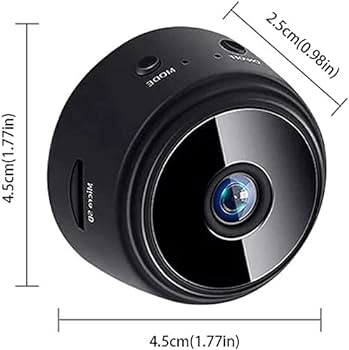 Mini cámara inalambrica de monitoreo remoto vía WiFi