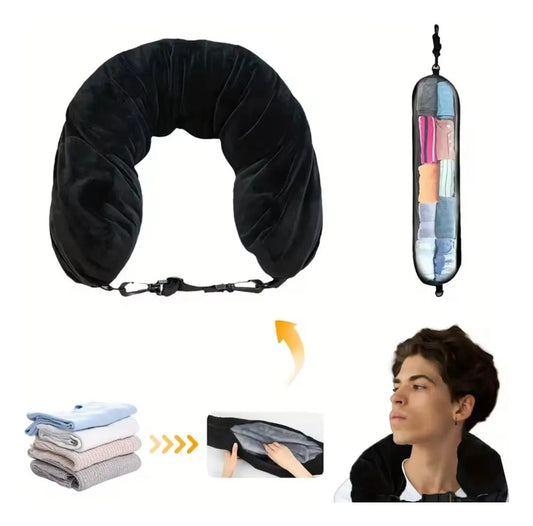 Almohada de cuello ajustable gran capacidad