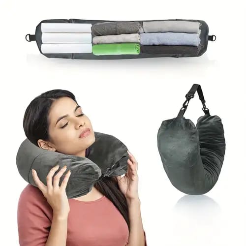 Almohada de cuello ajustable gran capacidad