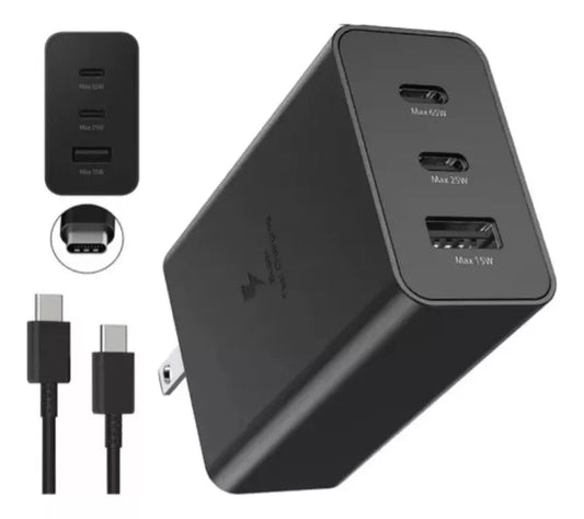 Cargador Samsung 3 en 1 ( 65W, 25W y 15w)