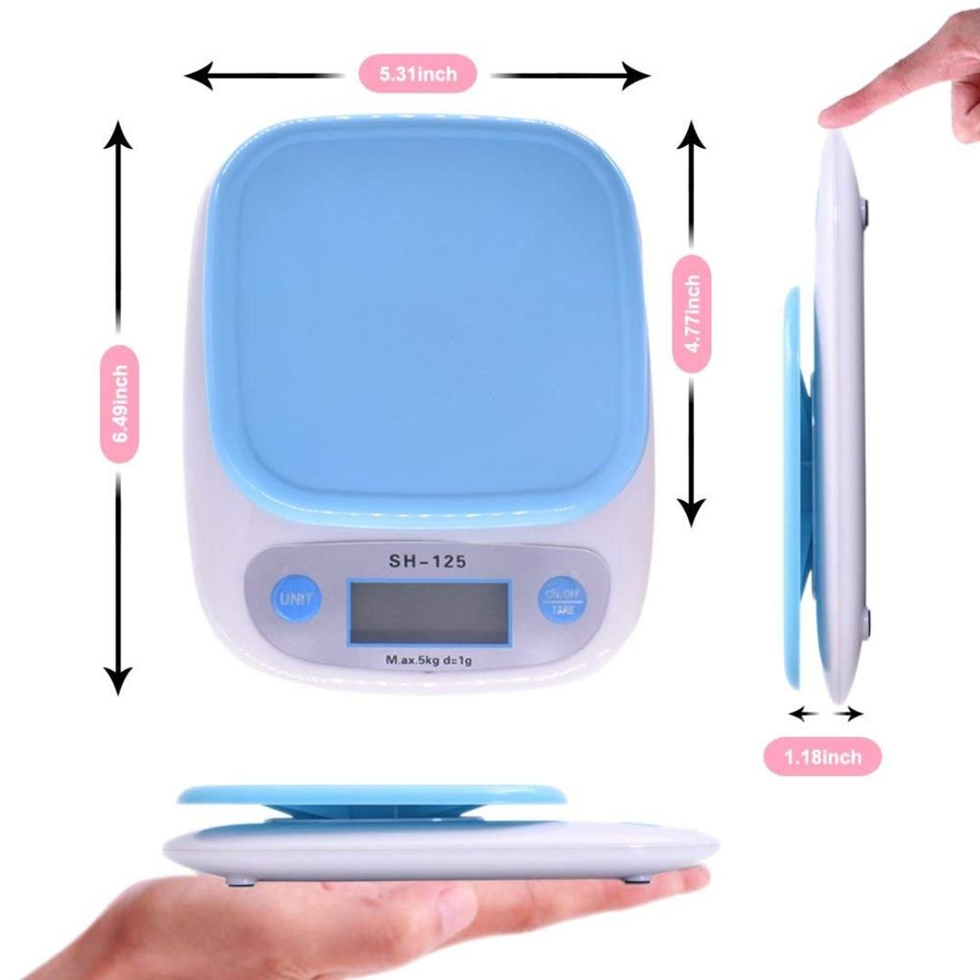 Báscula digital de cocina con bandeja
